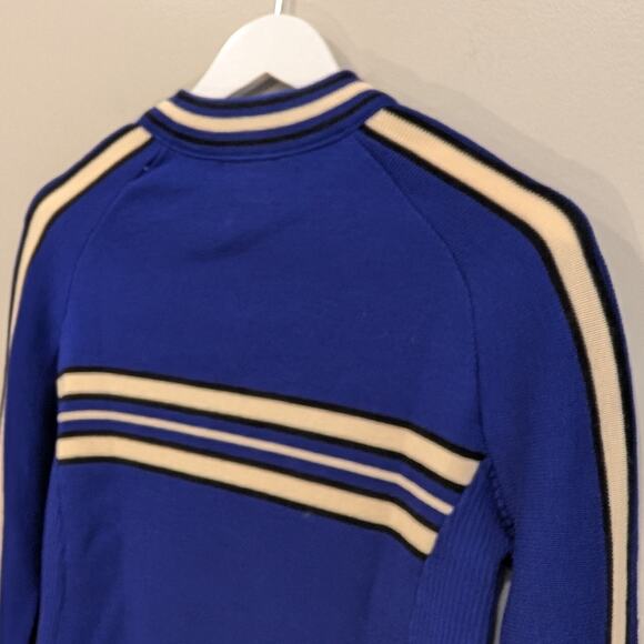 EIR Wool Sweater Vintage Nock Neck Zip 90's Y2K Apres Ski Layer - Size S - Picture 4 of 8